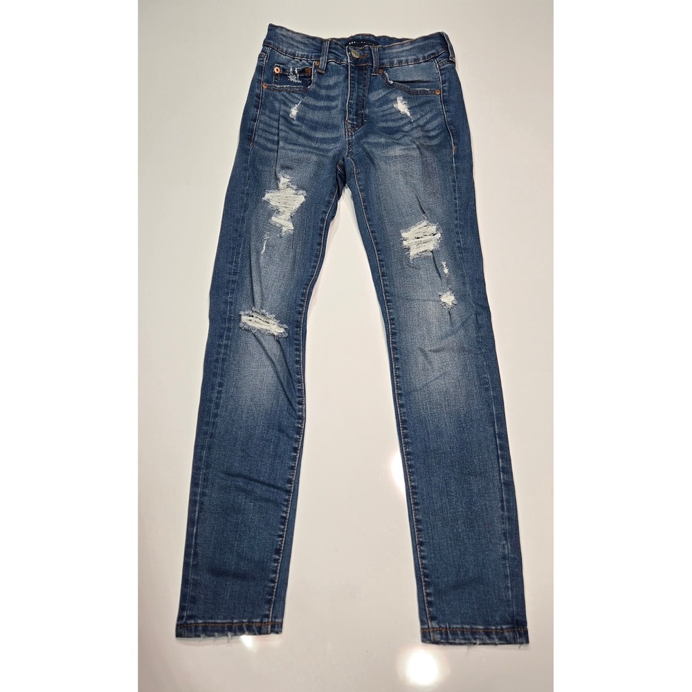 Aeropostale Womens High Rise Jegging Distressed Ripped Skinny Jeans Size‎ 4